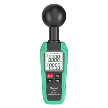 Mastfuyi EMF Meter Тестер электромагнитного поля Высокоточный датчик электромагнитного излучения Датчик электромагнитного излучения Детектор излучения электромагнитных волн 2-дюймовый цифровой ЖК-дисплей с фонариком с подсветкой