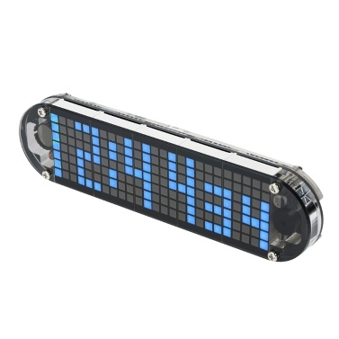 DS3231 Высокая точность DIY Цифровой матричный светодиодный будильник с прозрачным корпусом Температура Дата Время Дисплей