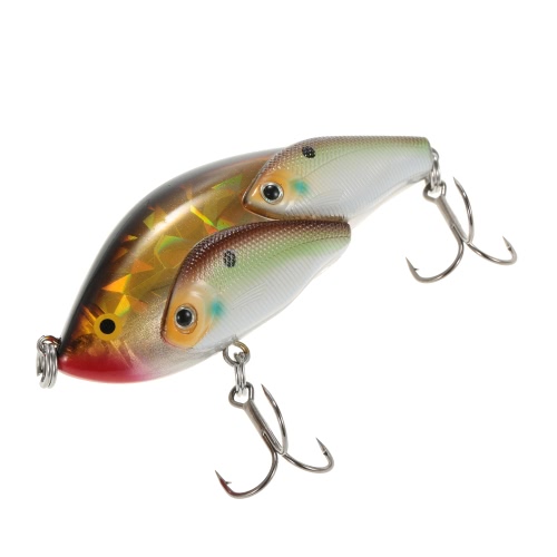 5pcs Group Fish Lures Плавающий SwimBait Жесткий пластиковый 3d глаз рыбы VIB Rattlin