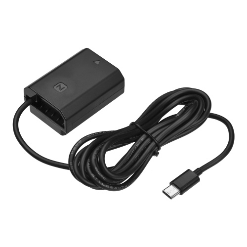 Переходник постоянного тока Andoer Dummy Battery Type-C USB-C Plug для NP-FZ100 Замена батареи для камер Sony Alpha Alpha A6600 A7C A7III A7S III A7RIII A7R IV A9 A9 II A9R A9S